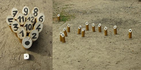 Le jeu de Mölkky version 4010